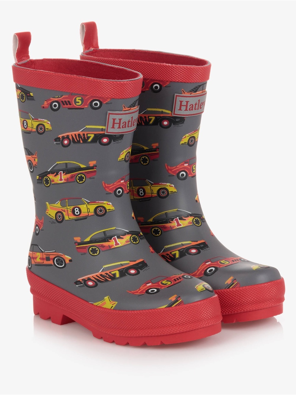 Hatley Classic Race Cars Rain Boots